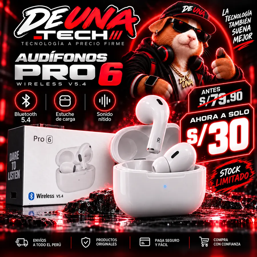Audífonos Pro 6